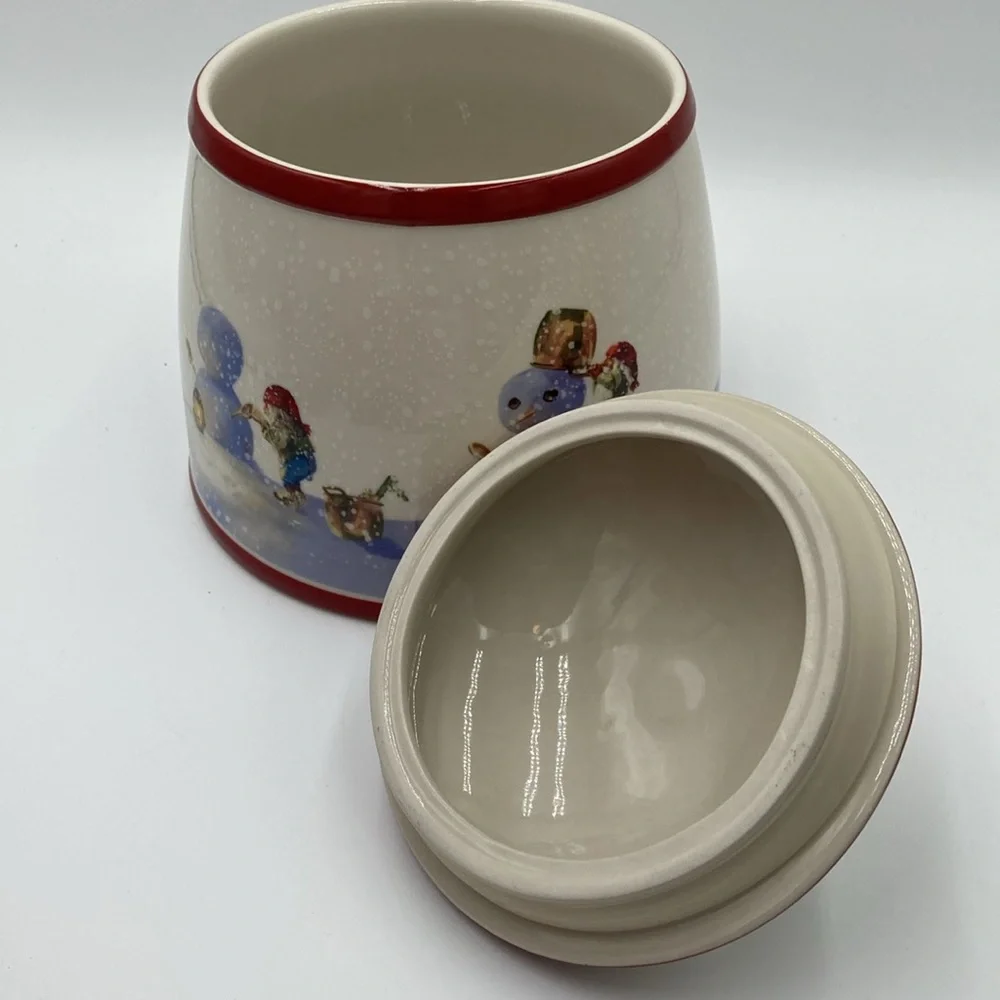 Williams Sonoma Nordic Elves Cookie Jar